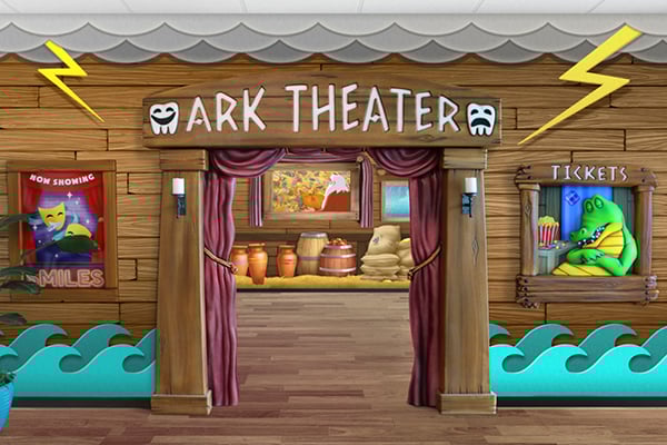 noah's ark themed theater for kids